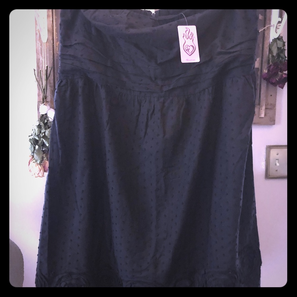 NWT Torrid strapless cocktail LBD